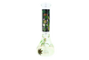 Clear Beaker Base Glass Water Pipe (Alien Print)