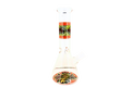 M-Clear Beaker Base Water Pipe (Psychedelic Swirl Print)