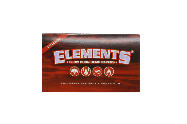 Elements Slow Burn Hemp Papers SINGLE WIDE (100 Leaves)